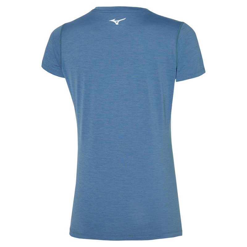 Mizuno Impulse Core Tee μπλουζακια γυναικεια βαθυ μπλε | Greece M5013AP