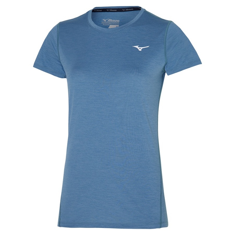 Mizuno Impulse Core Tee μπλουζακια γυναικεια βαθυ μπλε | Greece M5013AP