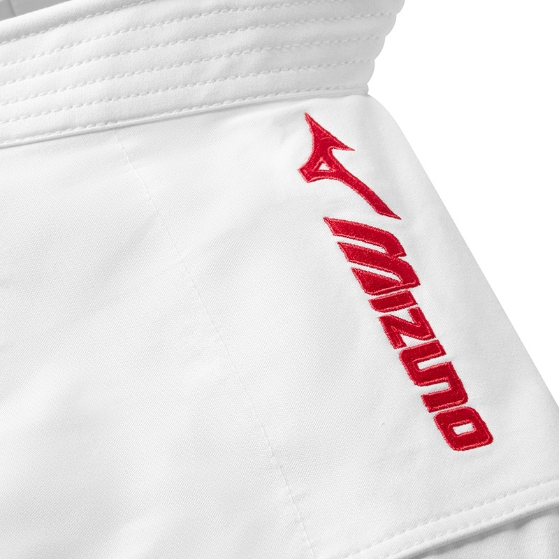 Mizuno Kime Embroidery Karategis ανδρικα ασπρα | Greece M7401CO