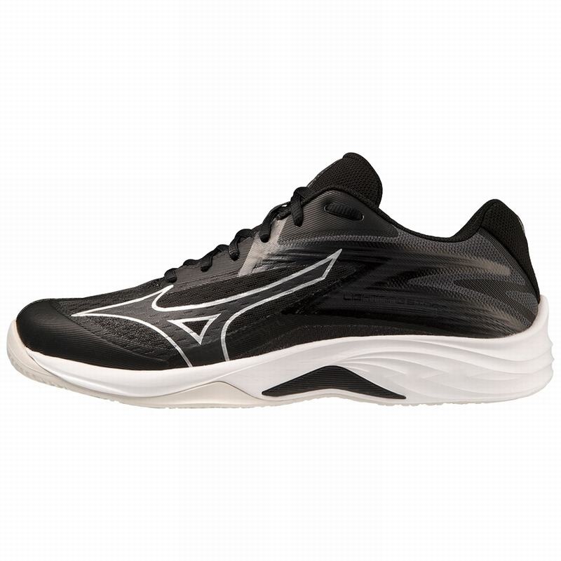 Mizuno Lightning Star Z7 Jr Παπουτσια Βολλευ γυναικεια μαυρα ασημι | Greece M9580ZC