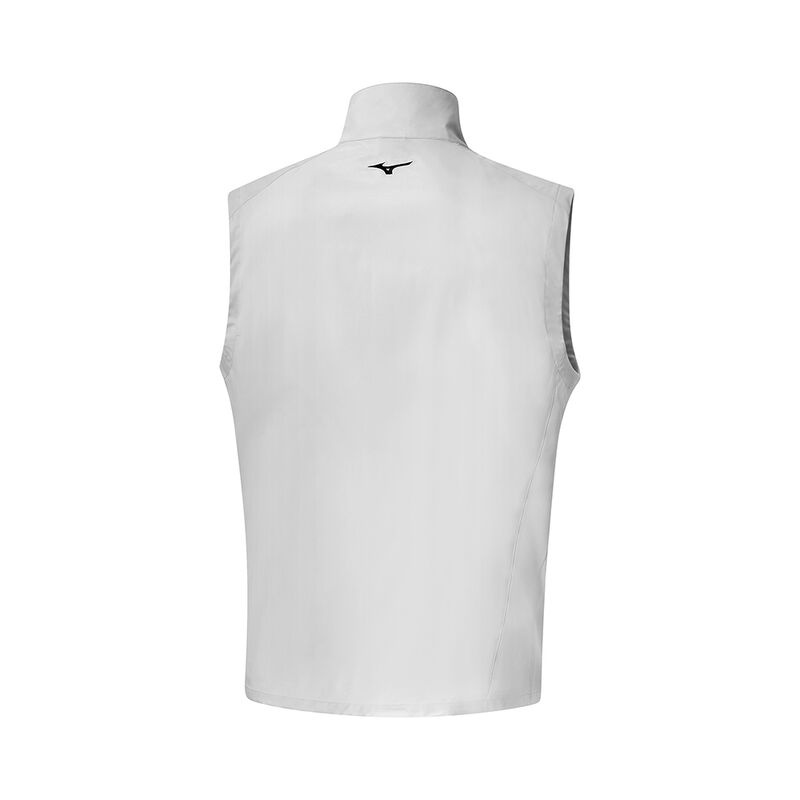 Mizuno MT Drizzle Vest Μπουφαν ανδρικα ασπρα | Greece M0584VF