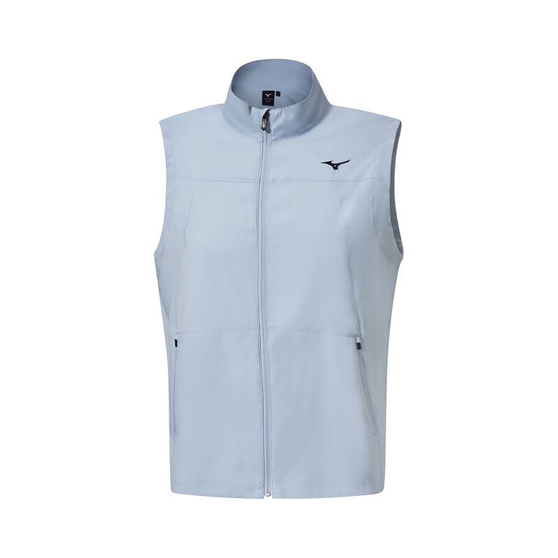 Mizuno MT Drizzle Vest Μπουφαν ανδρικα γκρι | Greece M9845IV