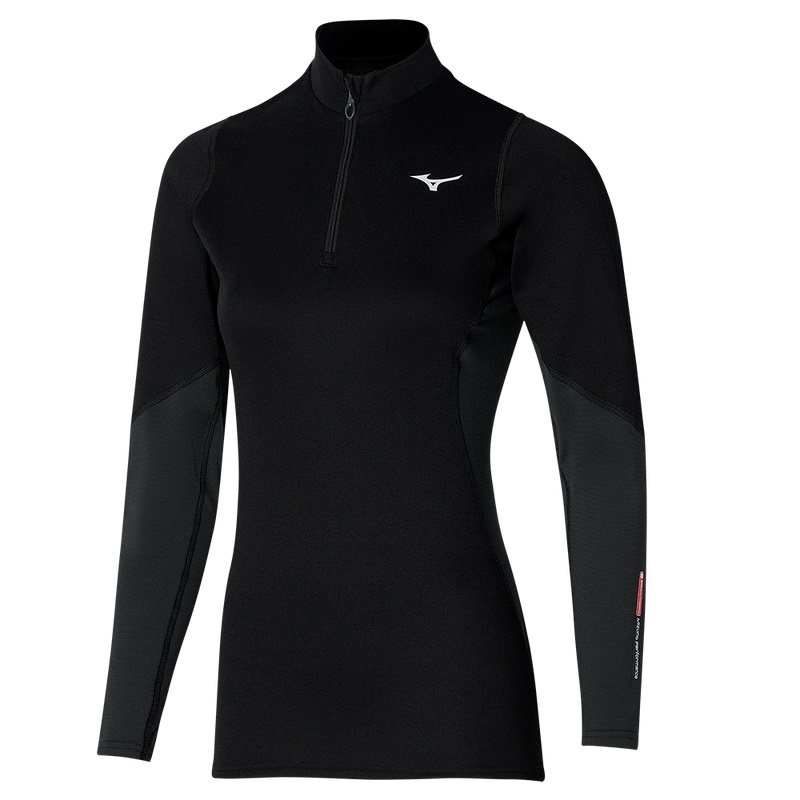 Mizuno Merino Μαλλί H/Z Αριστος γυναικεια μαυρα | Greece M7410YL