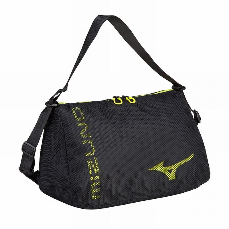 Mizuno Mesh Holdall 30 Τσαντεσ γυναικεια μαυρα κίτρινα | Greece M4692PH