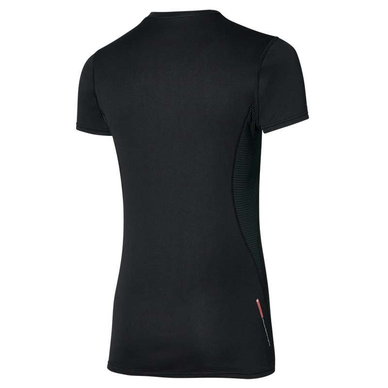 Mizuno Mid Weight-l Tee μπλουζακια γυναικεια μαυρα | Greece M4290XV