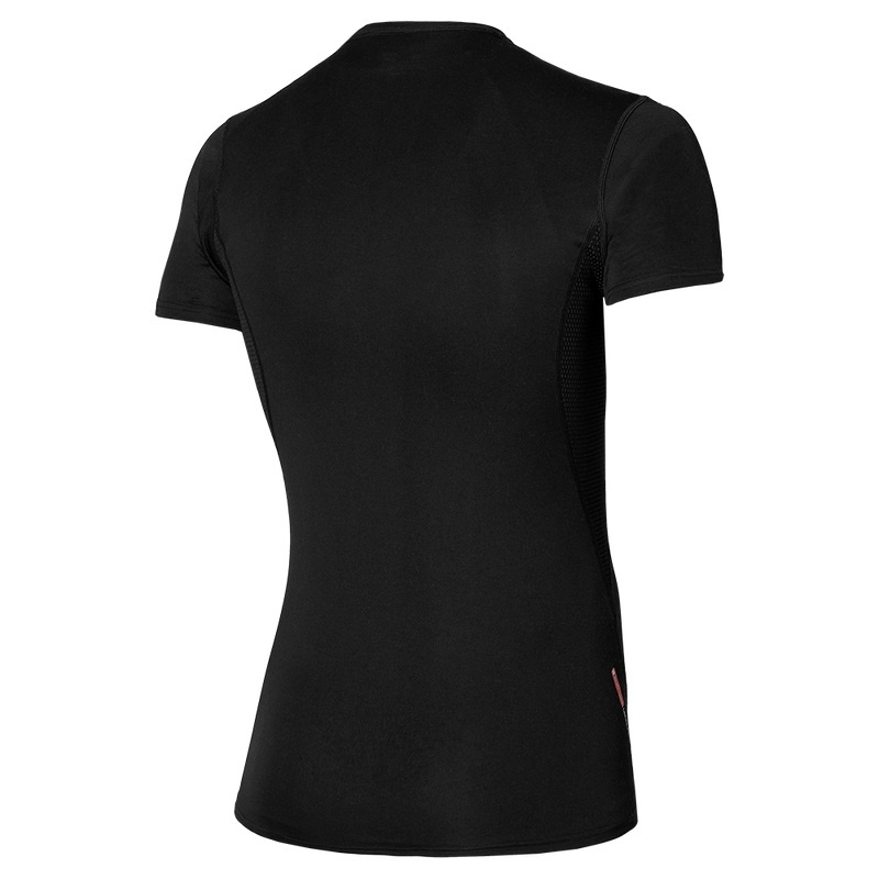 Mizuno Mid Weight-light Tee μπλουζακια ανδρικα μαυρα | Greece M3092KA