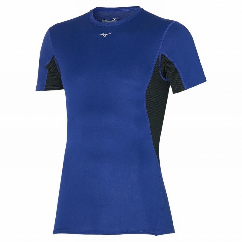 Mizuno Mid Weight-light Tee μπλουζακια ανδρικα μπλε | Greece M6051YM