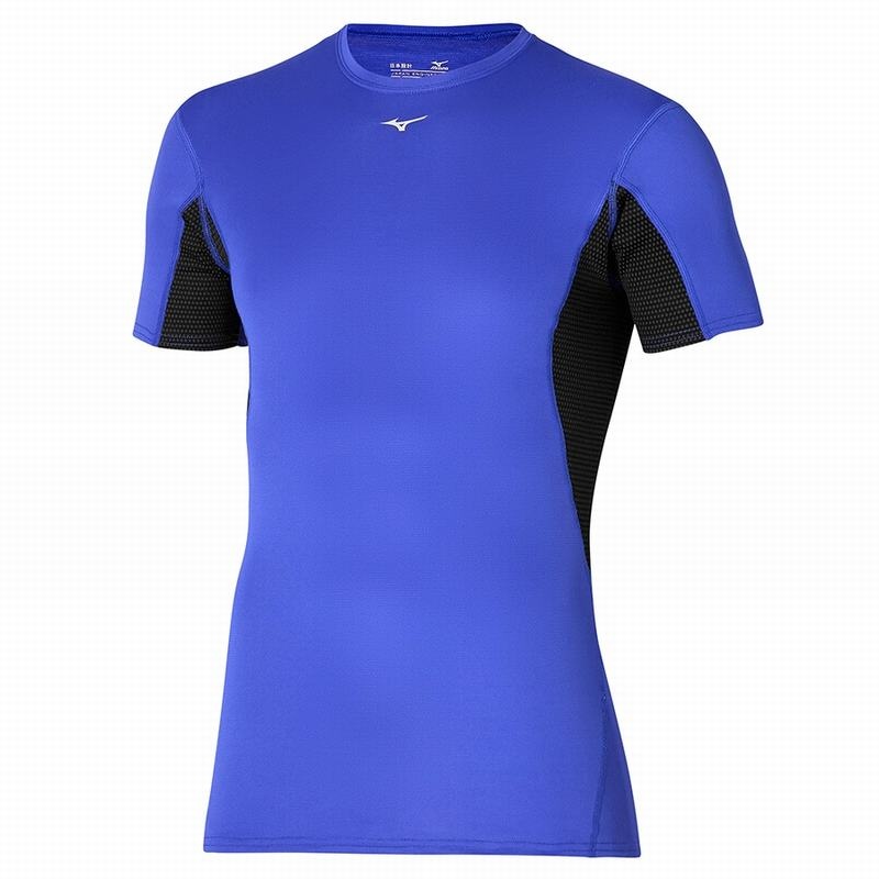 Mizuno Mid Weight-light Tee μπλουζακια ανδρικα μπλε | Greece M7189JX