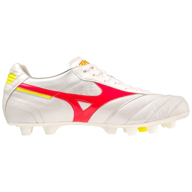 Mizuno Morelia II Elite Παπουτσια Ποδοσφαιρου γυναικεια ασπρα | Greece M8590ES