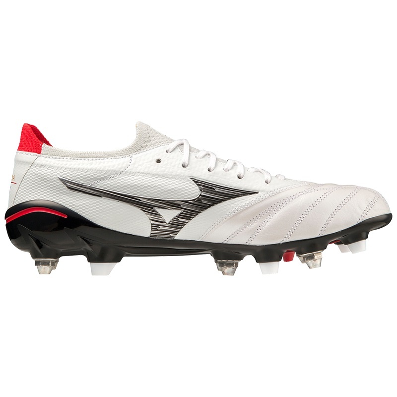 Mizuno Morelia Neo IV Beta Παπουτσια Ποδοσφαιρου γυναικεια ασπρα μαυρα | Greece M2780PH