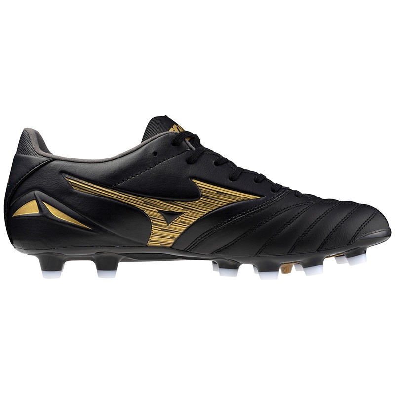 Mizuno Morelia Neo IV Pro Παπουτσια Ποδοσφαιρου γυναικεια μαυρα χρυσο χρωμα μαυρα | Greece M2896UN