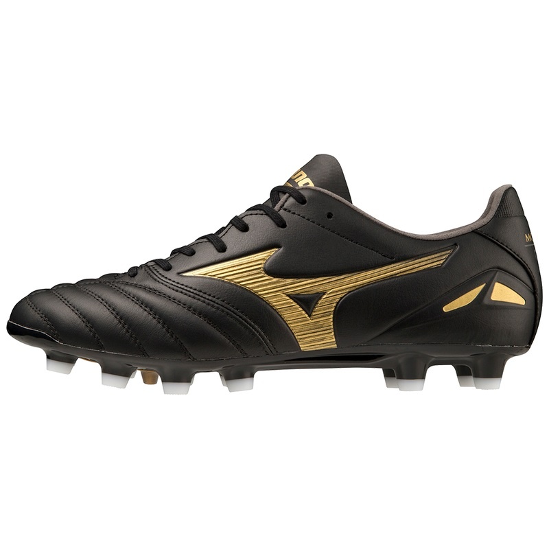 Mizuno Morelia Neo IV Pro Παπουτσια Ποδοσφαιρου γυναικεια μαυρα χρυσο χρωμα μαυρα | Greece M2896UN