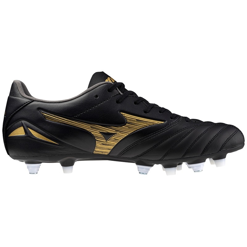 Mizuno Morelia Neo IV Pro Παπουτσια Ποδοσφαιρου γυναικεια μαυρα χρυσο χρωμα μαυρα | Greece M9718UH