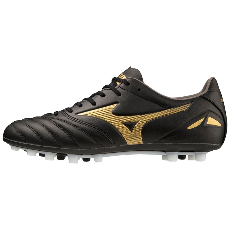 Mizuno Morelia Neo IV Pro Παπουτσια Ποδοσφαιρου γυναικεια μαυρα χρυσο χρωμα μαυρα | Greece M7416UV