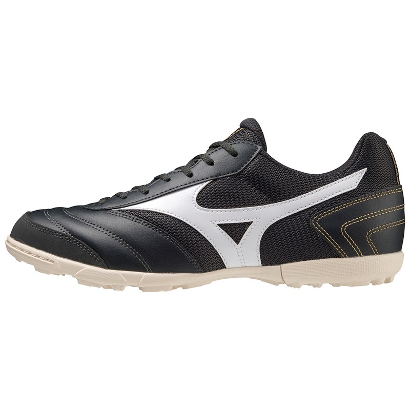 Mizuno Morelia Sala Club Tf Παπουτσια Ποδοσφαιρου γυναικεια μαυρα ασπρα | Greece M9301AC