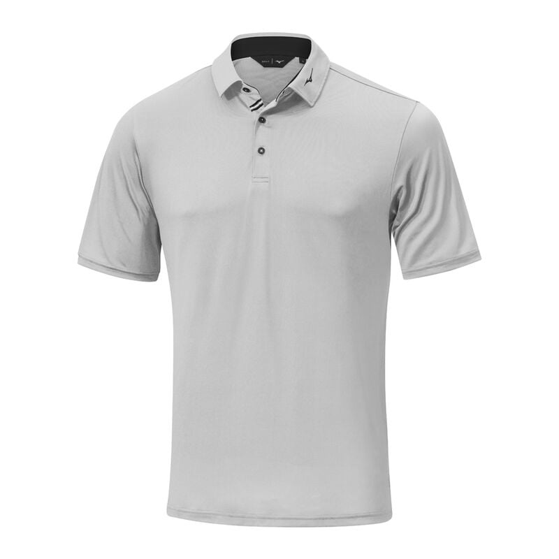 Mizuno Move Tech Quick Dry Polo ανδρικα ανοιχτο γκρι | Greece M4591PT