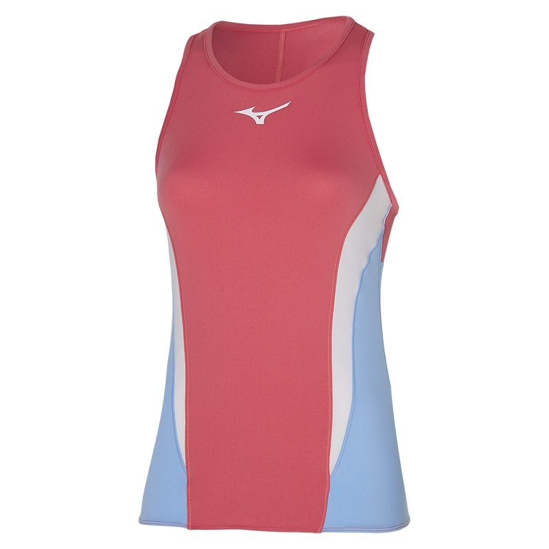 Mizuno Printed Tank αμανικα μπλουζακια γυναικεια κοραλι | Greece M5897FT