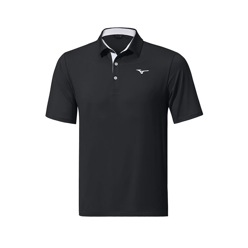 Mizuno QD Comp Polo ανδρικα μαυρα | Greece M7809NU