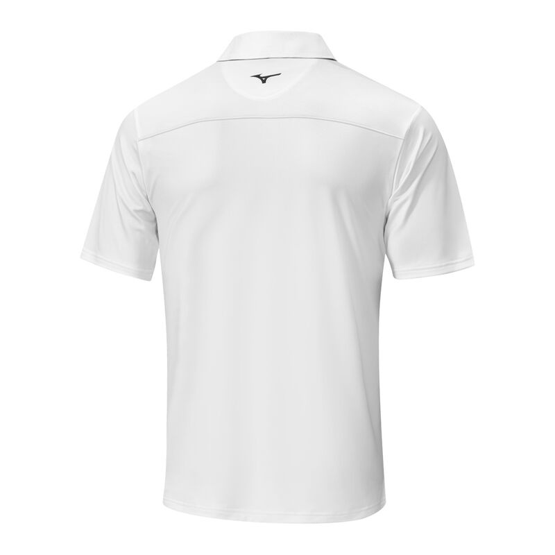 Mizuno Quick Dry Citizen Polo ανδρικα ασπρα | Greece M4263BY