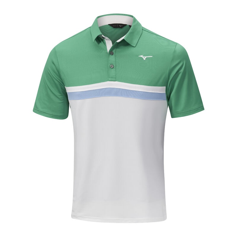 Mizuno Quick Dry Horizon Polo ανδρικα μεντα | Greece M0864QD