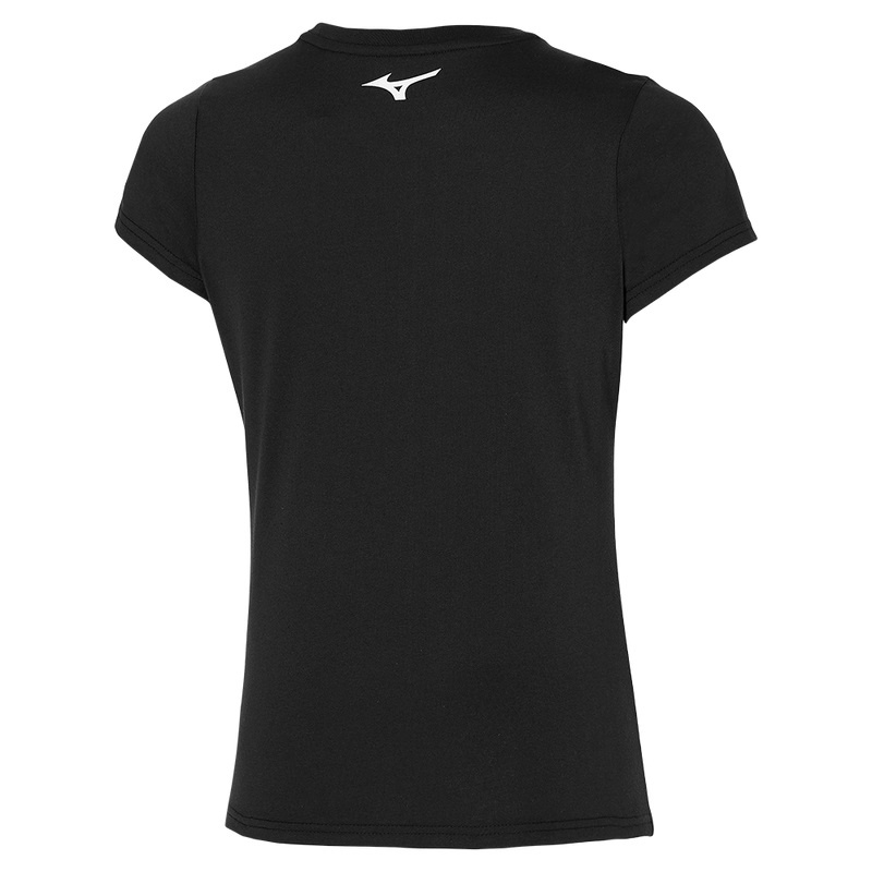 Mizuno Rb Logo Tee μπλουζακια γυναικεια μαυρα | Greece M0643BP