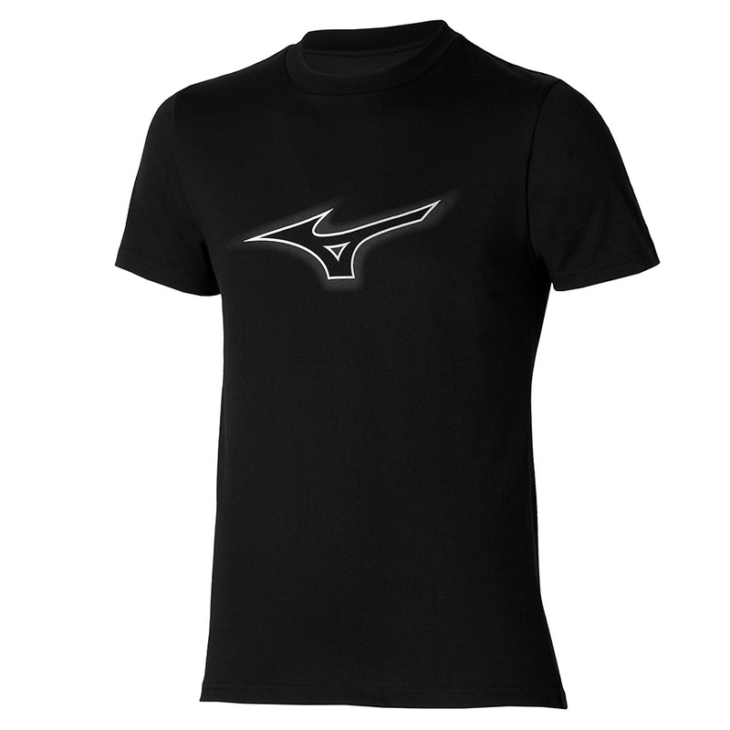 Mizuno Rb Logo Tee μπλουζακια ανδρικα μαυρα | Greece M4167VI