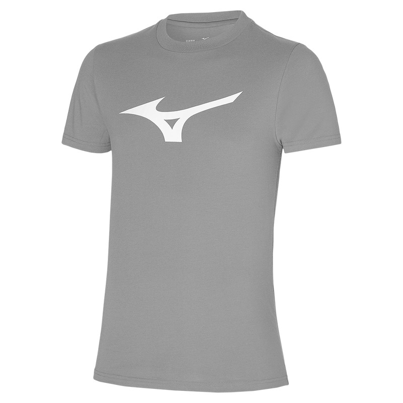 Mizuno Rb Logo Tee μπλουζακια ανδρικα γκρι | Greece M5324WM