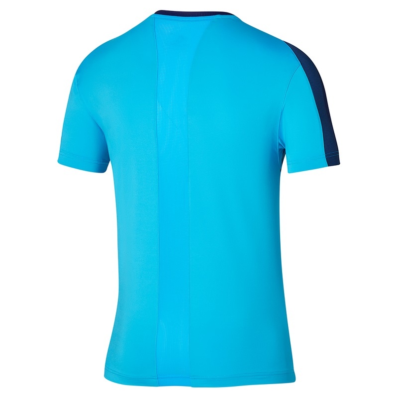 Mizuno Release Shadow Tee μπλουζακια ανδρικα μπλε | Greece M4916LV