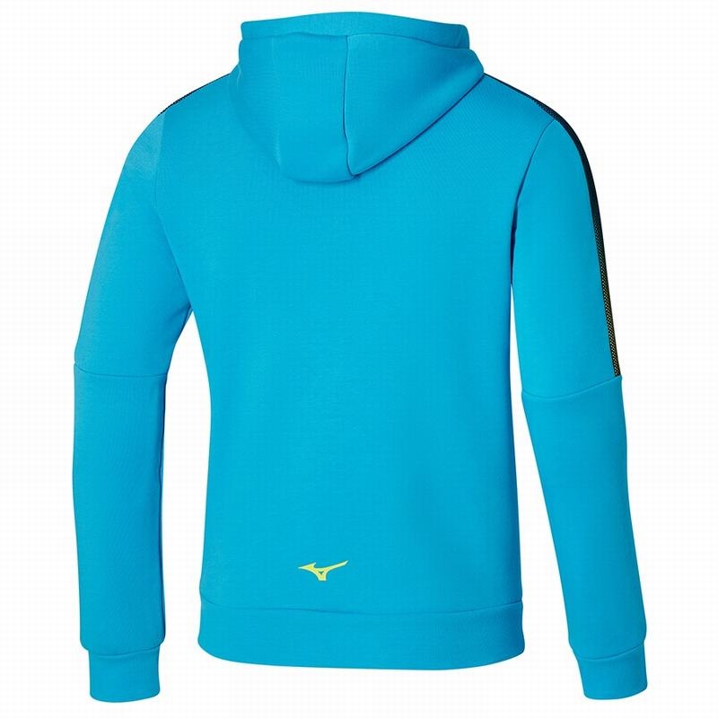 Mizuno Release Sweat Μπουφαν ανδρικα μπλε | Greece M5486TD