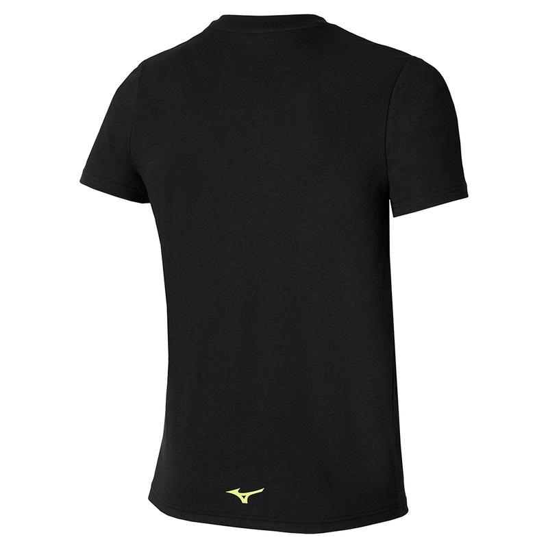 Mizuno Release σταμπεσ Tee μπλουζακια ανδρικα μαυρα | Greece M0269LU