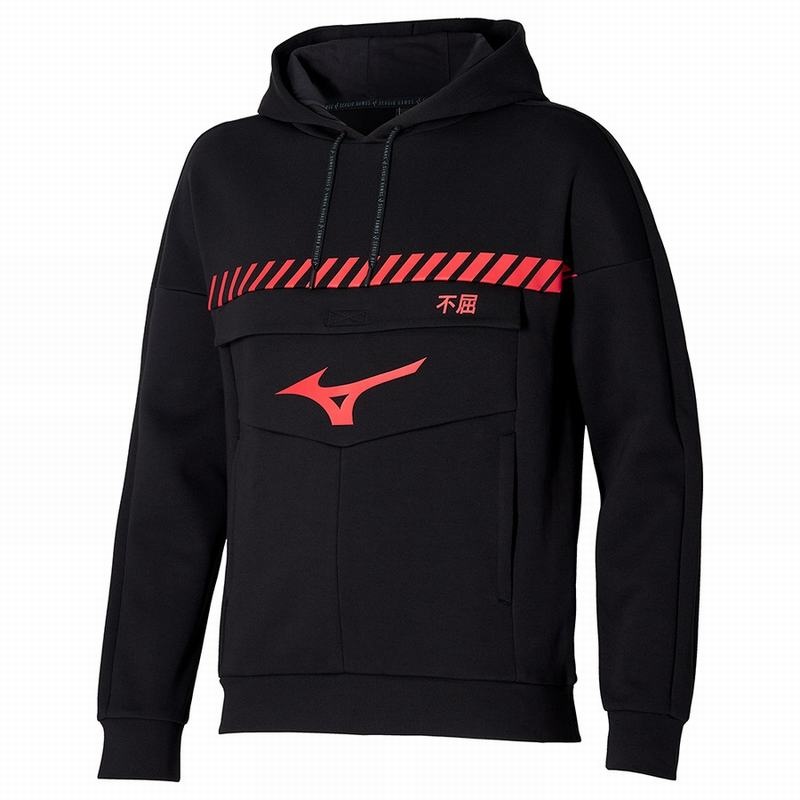 Mizuno Sergio Ramos Sweat Hoody Αριστος γυναικεια μαυρα | Greece M4913TJ