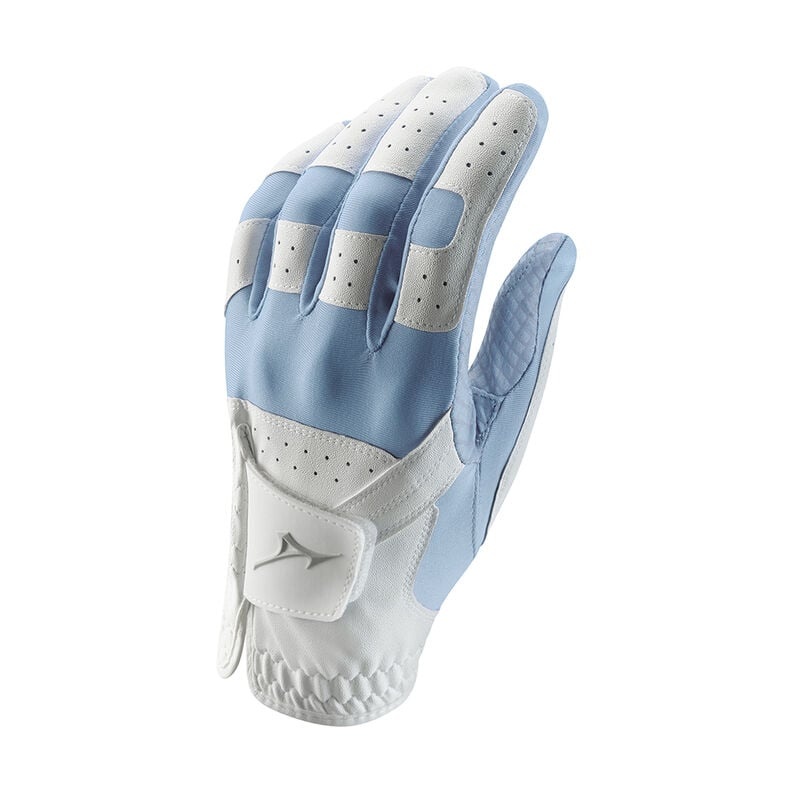 Mizuno Stretch Glove Ladies Left Hand Γαντια γυναικεια ασπρα μπλε | Greece M7031RL