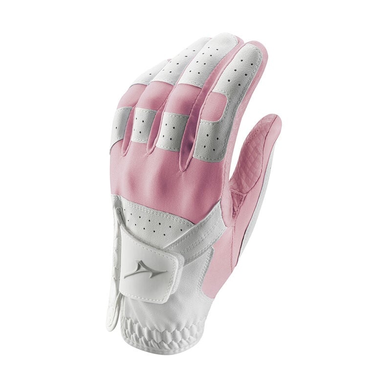 Mizuno Stretch Glove Ladies Left Hand Γαντια γυναικεια ασπρα ροζ | Greece M6430VS