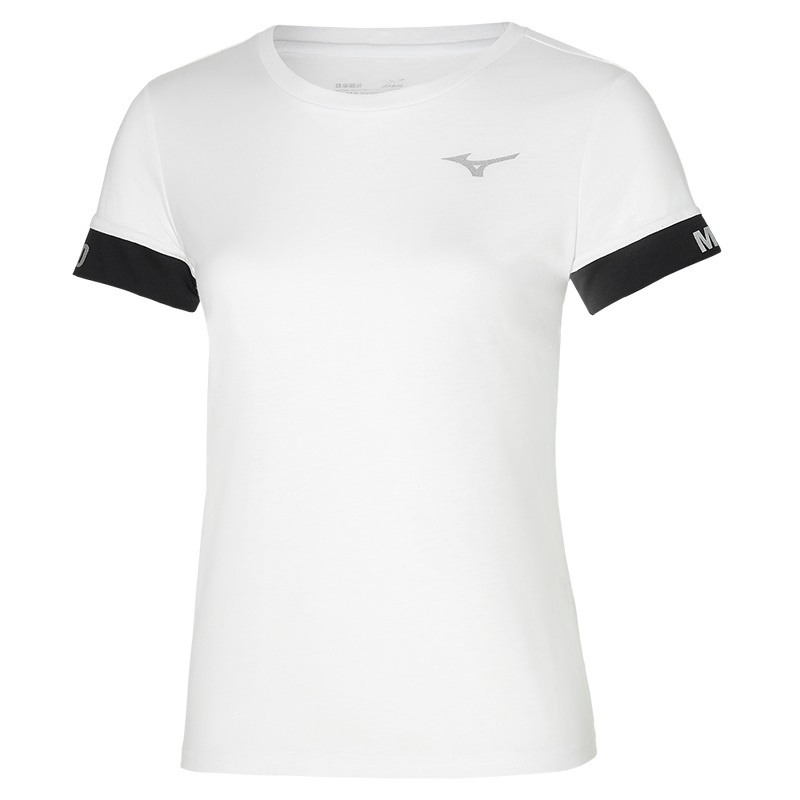 Mizuno Tee μπλουζακια γυναικεια ασπρα | Greece M0423TB