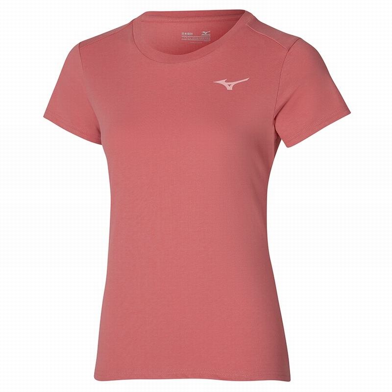 Mizuno Tee μπλουζακια γυναικεια κοραλι | Greece M2548LN