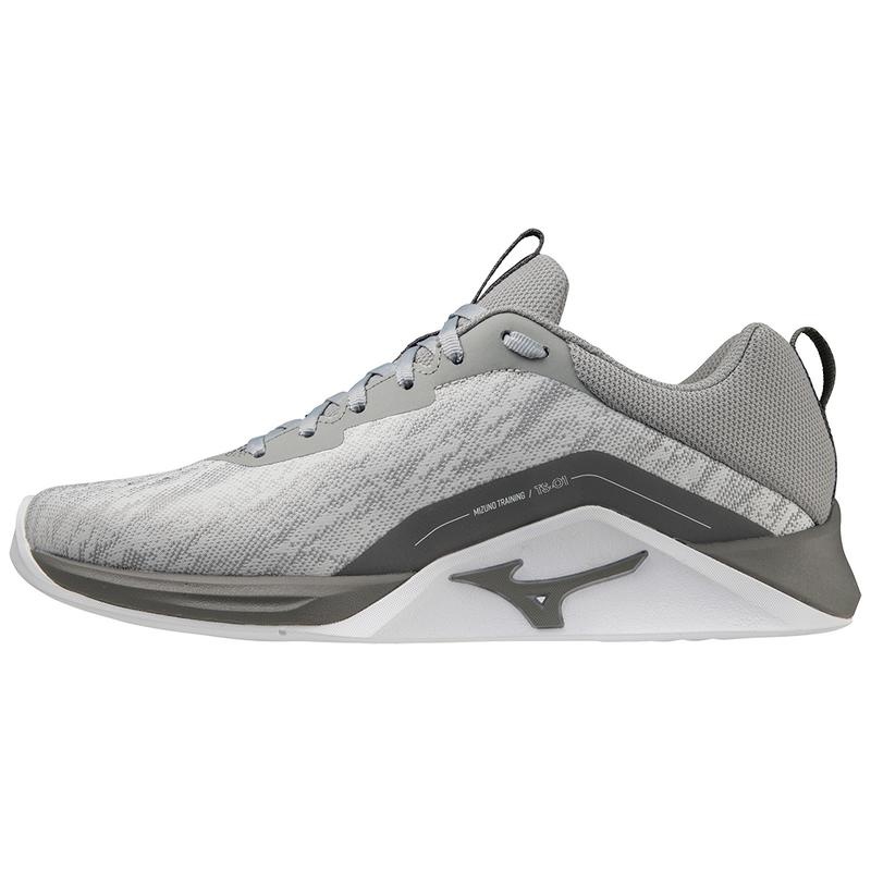 Mizuno Ts-01 Παπουτσια Προπονησησ ανδρικα γκρι ασπρα | Greece M2041YT