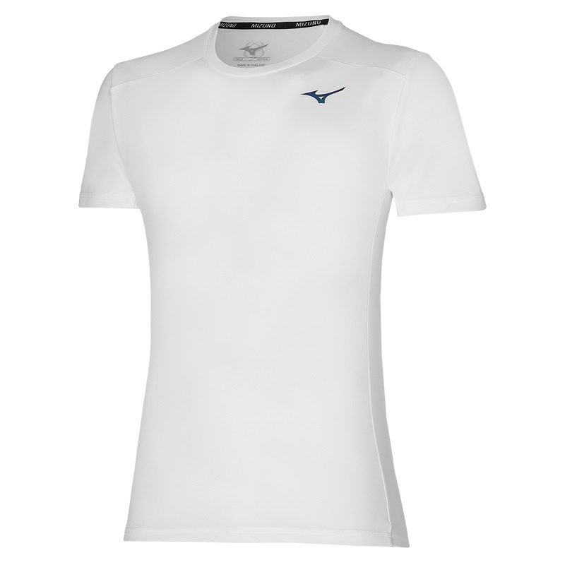 Mizuno Two Loops 88 Tee μπλουζακια ανδρικα ασπρα | Greece M1246FE