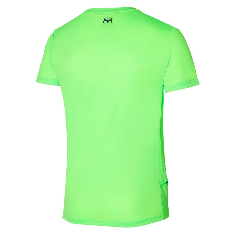 Mizuno Two Loops 88 Tee μπλουζακια ανδρικα ανοιχτο πρασινο | Greece M4782XO