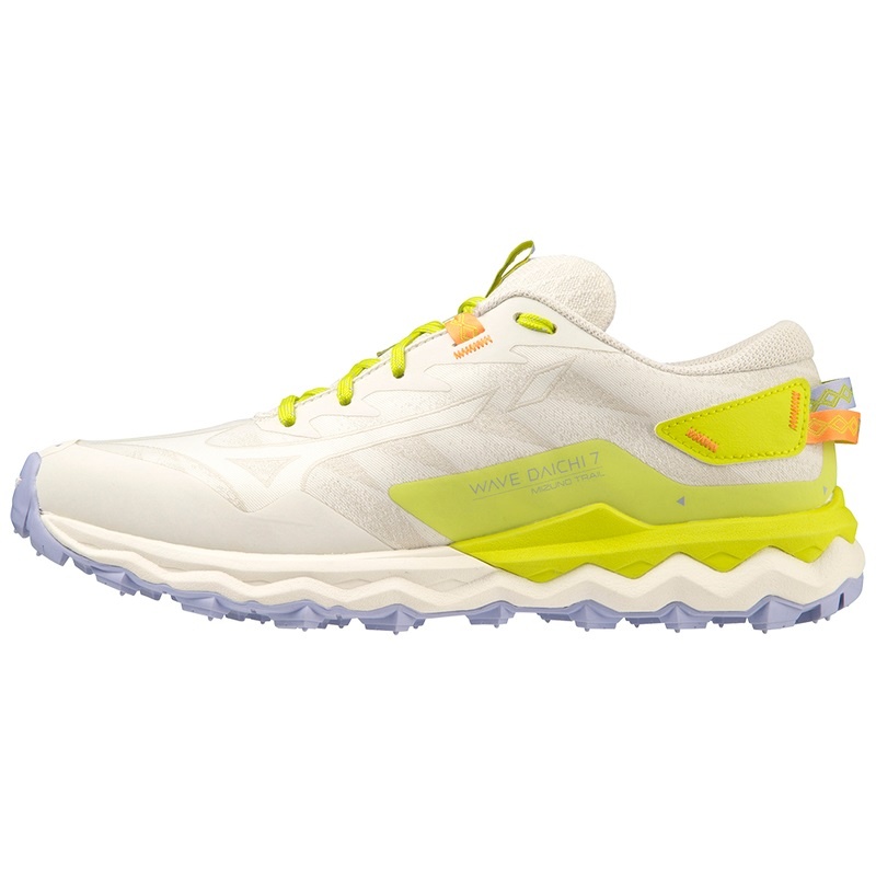 Mizuno Wave Daichi 7 Roxy Παπουτσια Trail γυναικεια ασπρα | Greece M0594JQ