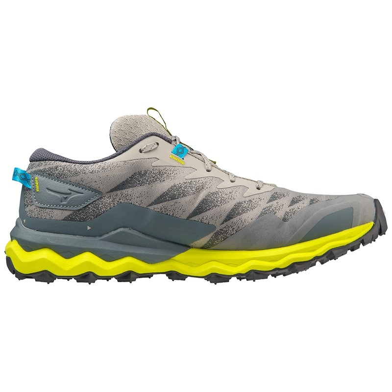 Mizuno Wave Daichi 7 Παπουτσια Trail ανδρικα γκρι μπλε | Greece M8951SD