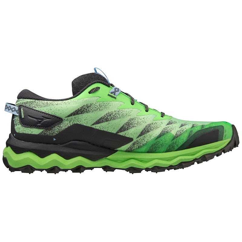 Mizuno Wave Daichi 7 Παπουτσια Trail ανδρικα πρασινο μπλε | Greece M2468WZ