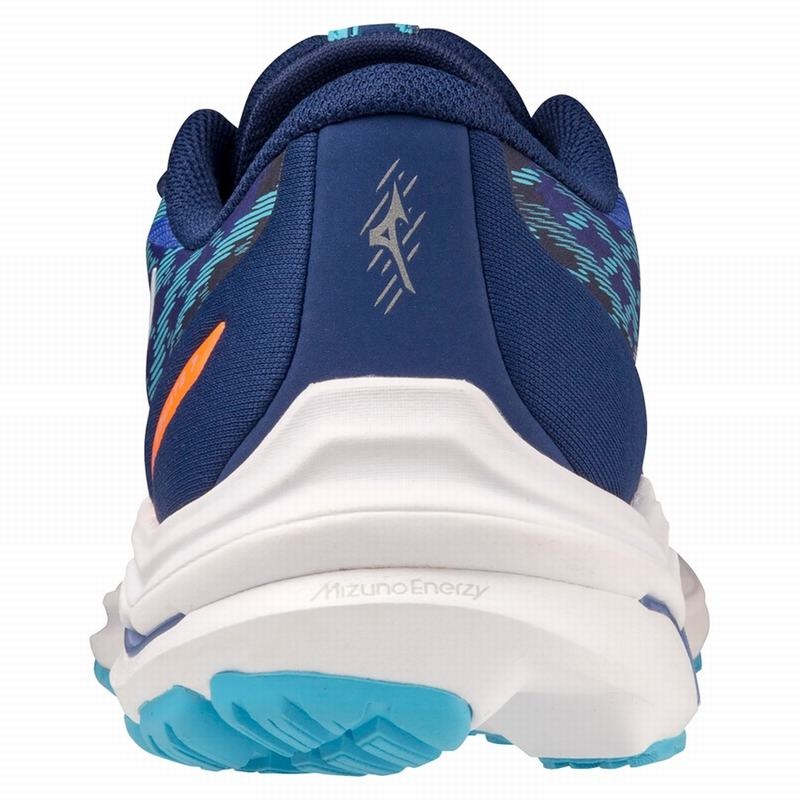 Mizuno Wave Equate 7 Παπουτσια για Τρεξιμο γυναικεια μπλε ασπρα | Greece M9850WG