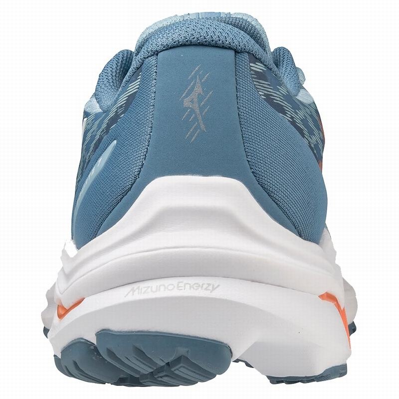 Mizuno Wave Equate 7 Παπουτσια για Τρεξιμο γυναικεια ασπρα ανοιχτο πορτοκαλι | Greece M4519UJ