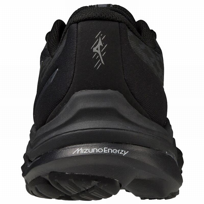 Mizuno Wave Equate 7 Παπουτσια για Τρεξιμο ανδρικα μαυρα μεταλλικός γκρι | Greece M6431NW