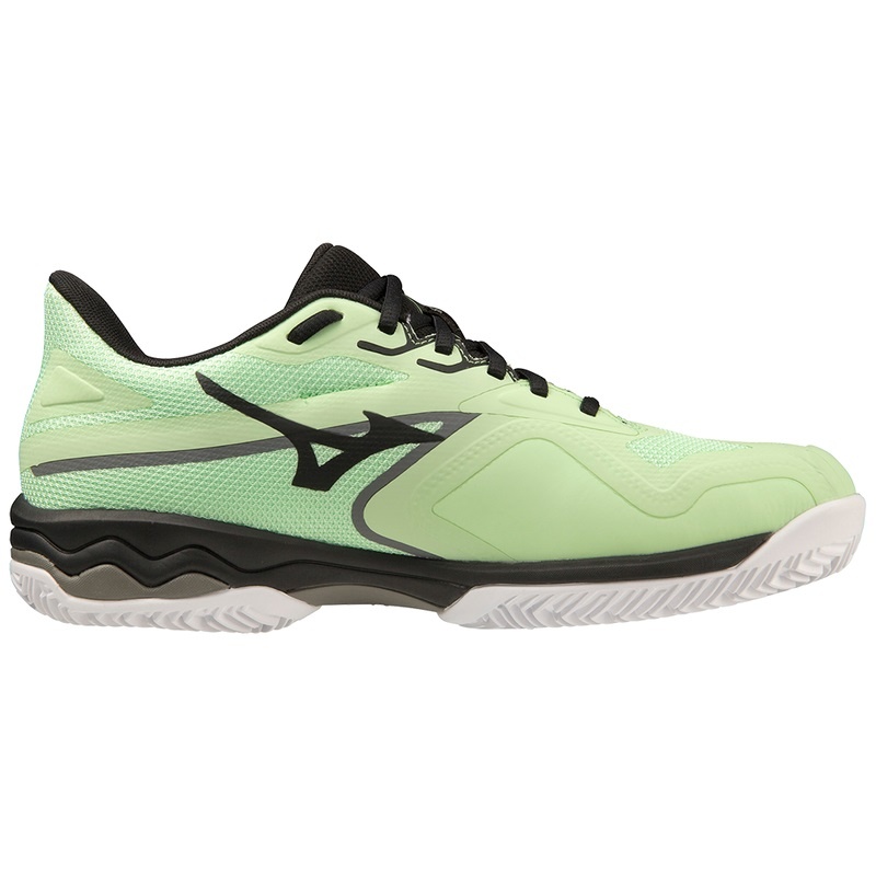 Mizuno Wave Exceed Light 2 Παπουτσια Τενισ ανδρικα πρασινο μαυρα ασπρα | Greece M9534AC