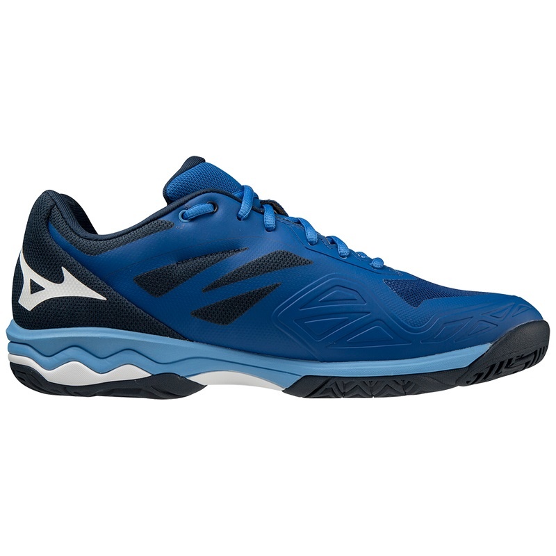 Mizuno Wave Exceed Light AC Παπουτσια Τενισ ανδρικα μπλε ασπρα | Greece M3861GH