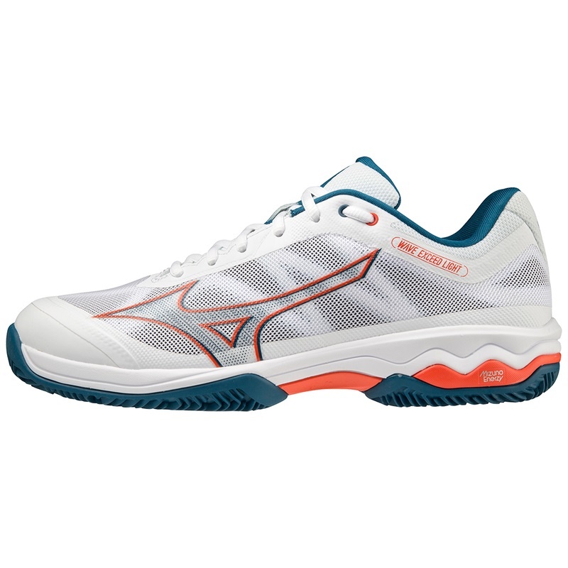 Mizuno Wave Exceed Light CC Παπουτσια Τενισ ανδρικα ασπρα | Greece M4381LC