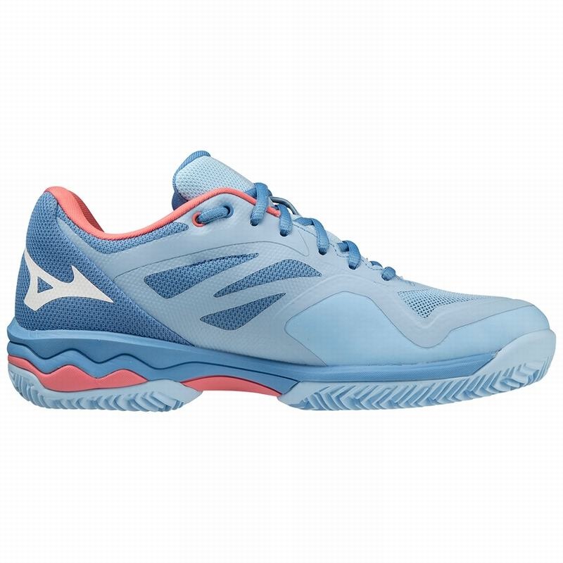 Mizuno Wave Exceed Light CC Παπουτσια Τενισ γυναικεια ασπρα ροζ | Greece M5904RT