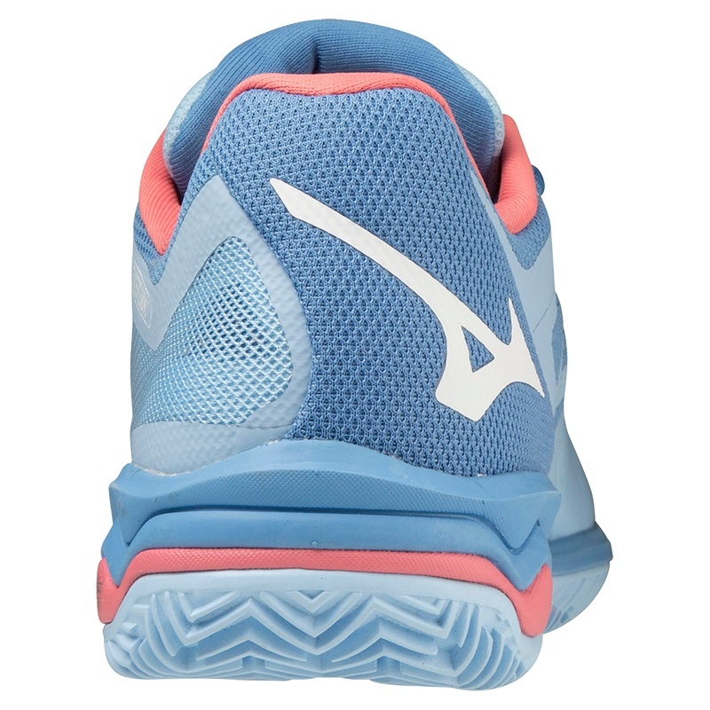 Mizuno Wave Exceed Light CC Παπουτσια Τενισ γυναικεια ασπρα ροζ | Greece M5904RT