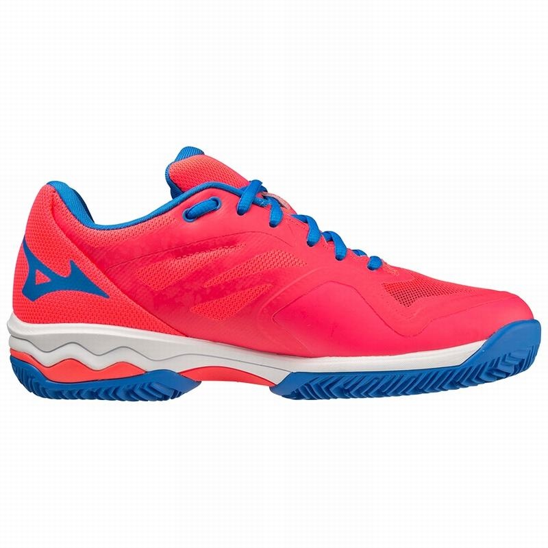 Mizuno Wave Exceed Light παπουτσια padel γυναικεια ροζ ασπρα μπλε | Greece M3561BW